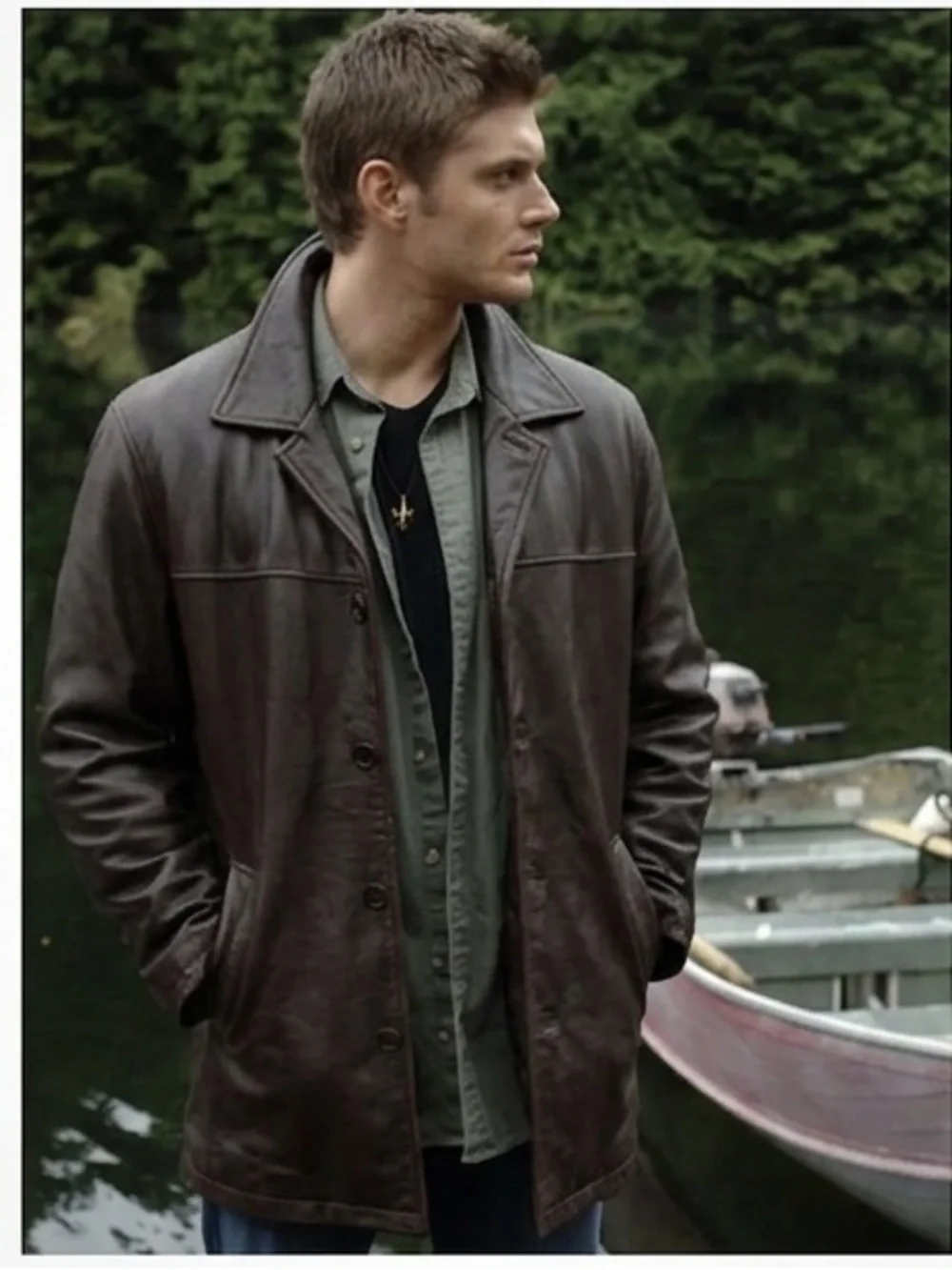 Wilsons Leather Coat Jacket Brown Size 3X Dean‎ Winchester Supernatural